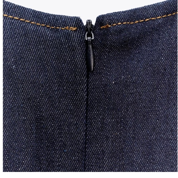 Zara Collection, Denim Midi Dress - Picture 8 of 12